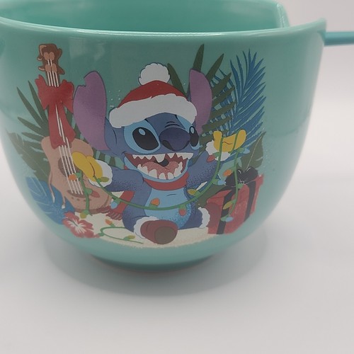 Disney Lilo & Stitch Holiday Set ciotola e bacchette in ceramica 20 once - Foto 2 di 5
