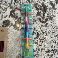 OENO Colored Tone Owning Wine Stem Rubber Charms  Tone Owning   Set Of 8