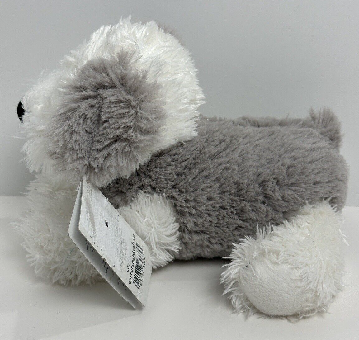 【中古】 Little Grey Sheep NWT Carters Plush Grey & White Sheepdog Puppy Dog Baby Toy