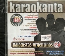 Karaokanta 456 Baladistas Argentinos 2 - New CD G / CD Sealed