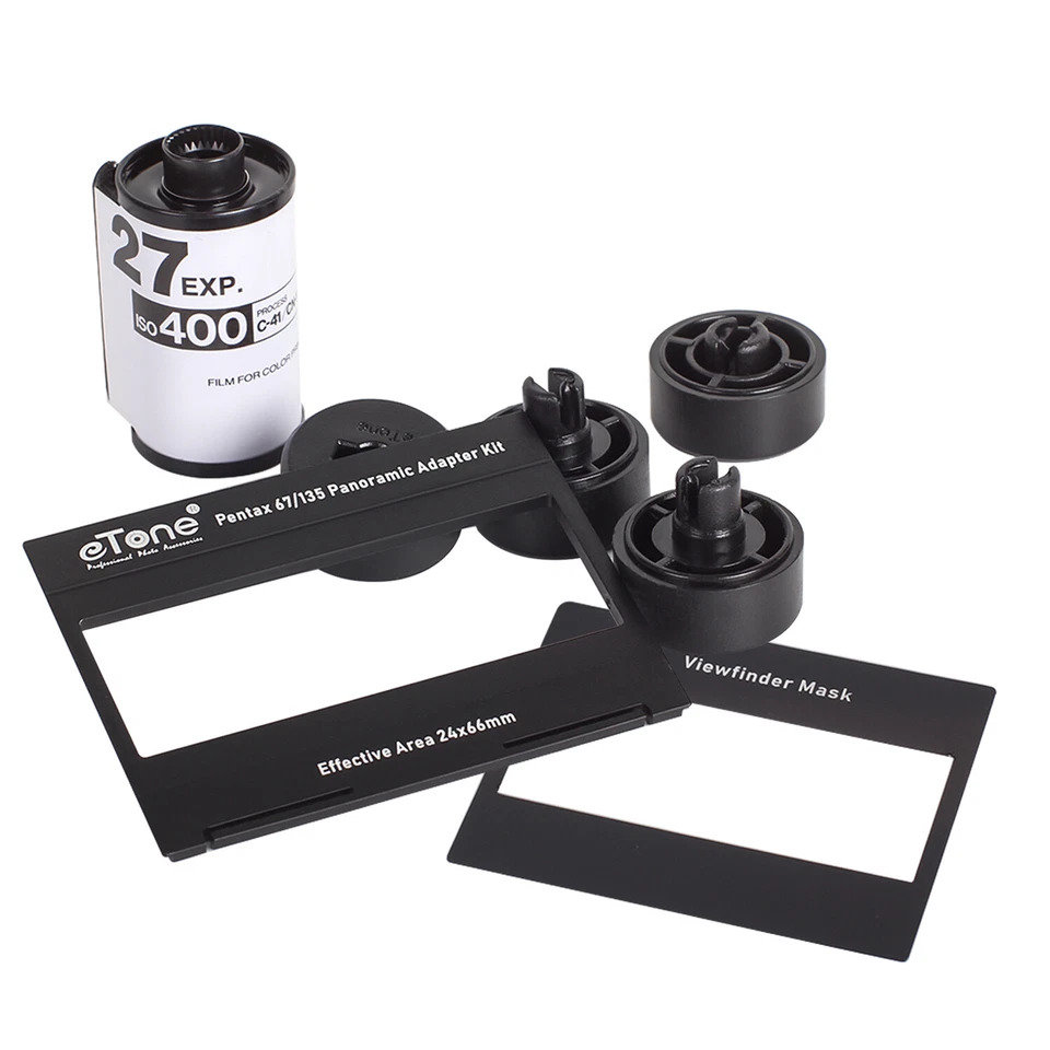Kit de conversión para cámara Pentax 67 6x7 67II 120 a 135 película foto panorámica Foto 3 de 4