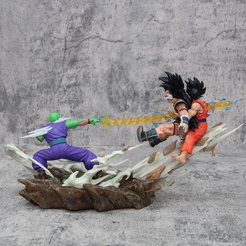 Son Goku and Raditz vs Piccolo Dragonball Z Model Statue Action Figure - Picture 2 of 5