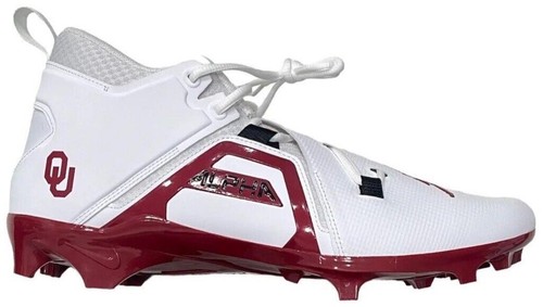 Oklahoma Sooners Football Cleats Mens 13.5 Wide Jordan Alpha  display picture 1