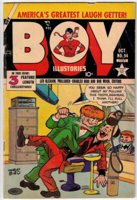 Boy Comics # 94  VG+...4.5 grade....1953 comic book--Charles Biro cover--RF