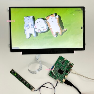 DIY Display 11.6'' screen 1366X768 with 2 MINI HDMI USB EDP controller board