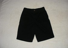 Basic Editions Black 4 Pocket Waist Extender Shorts - Size 10
