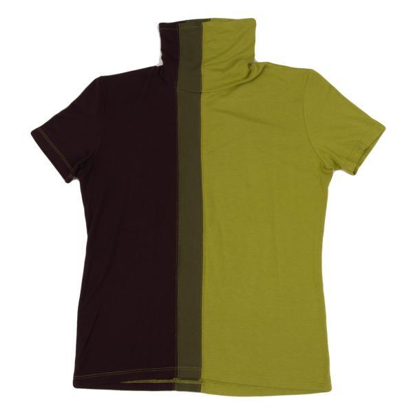 ETRO Color Switching Turtleneck Short Sleeves T-shirt Size