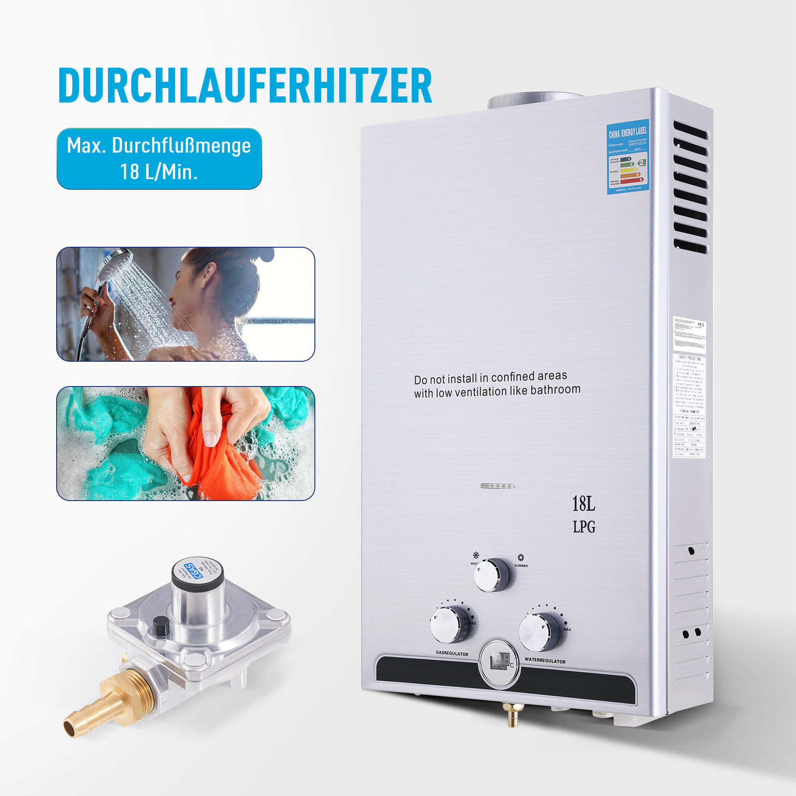 10L 12L 16L 18L 50L 80L Warmwasserbereiter Wasserspeicher