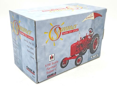 1/16 Farmall Super C Tractor With Wide Front & Umbrella, Summer Toy Show - Picture 3 of 3
