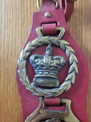 Horse Saddle Brass Badges and belt pre-owned - Picture 6 of 8