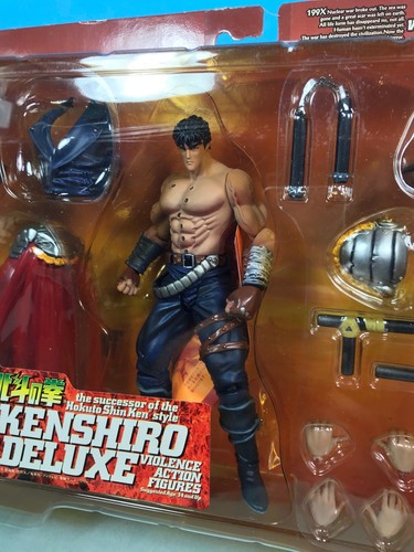 10193 Ken il Guerriero Hokuto no Kenshiro deluxe kaiyodo action figure set - Foto 2 di 12