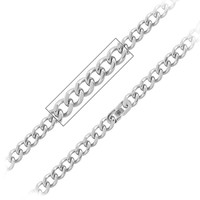Inox Stainless Steel 16mm Diamond Cut Chain, 24 Inox Stainless Steel 16mm Diamond Cut Chain, 24