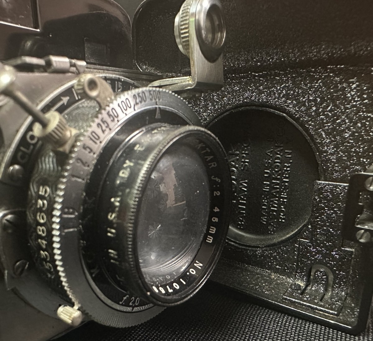 Kodak Bantam Special Camera w Ektar 45mm F2 Lens 828