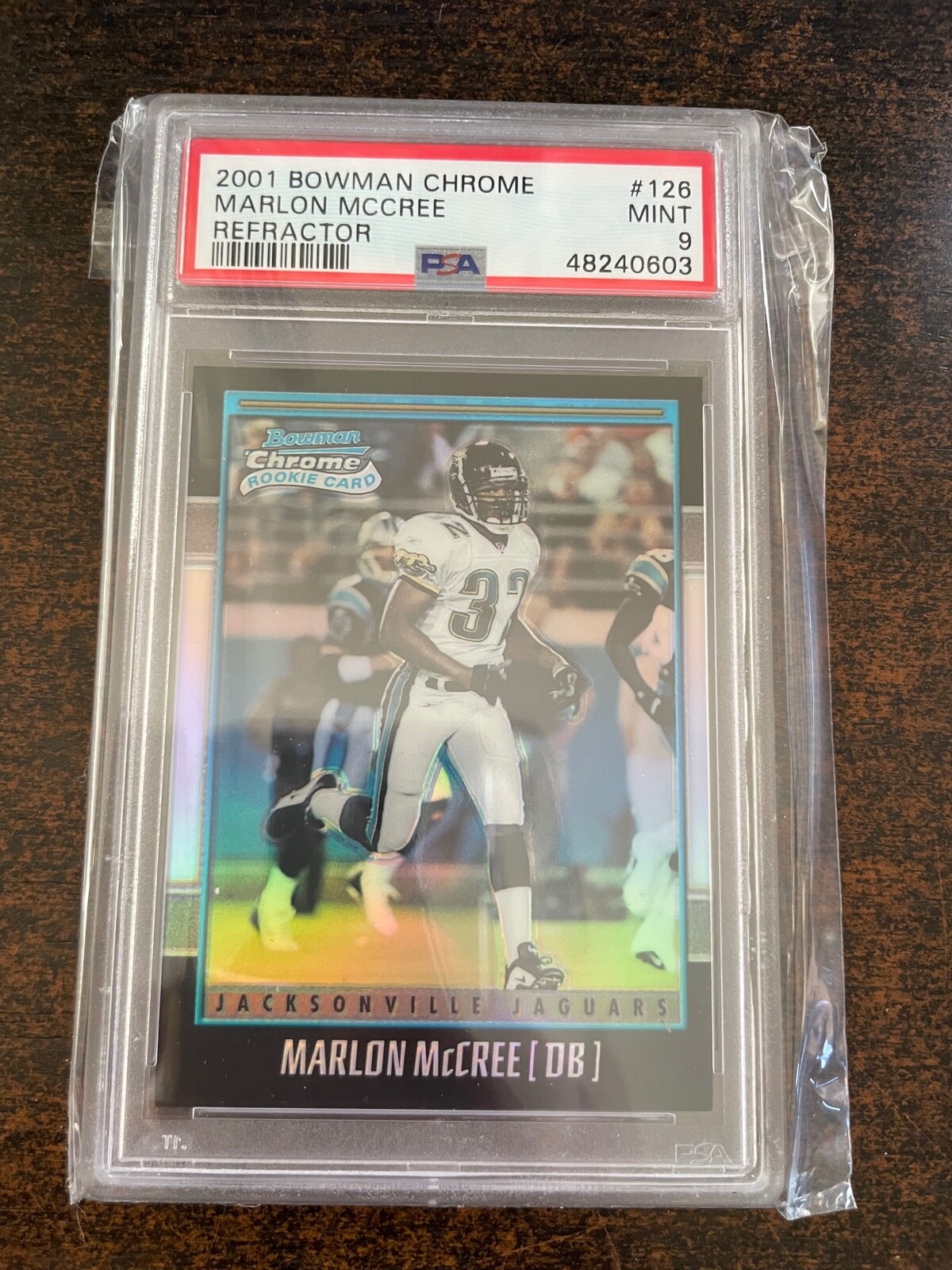 Marlon McCree Bowman Chrome #126 Refractor
