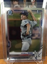 2021 Bowman Chrome 1st Prospect Hyun-IL Choi #BCP-130 Dodgers