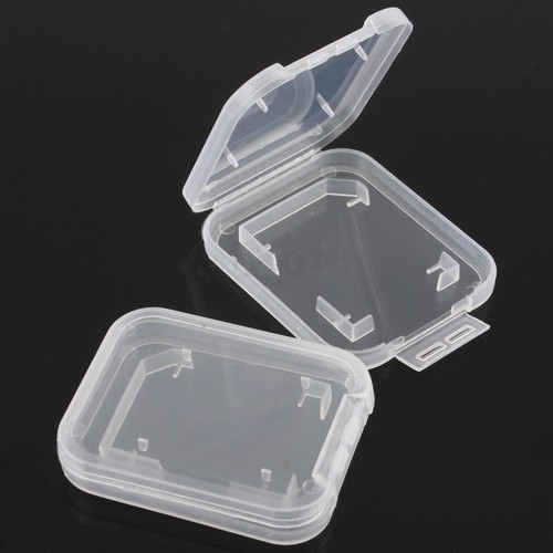 10 PIEZAS Transparente Estándar SD SDHC Estuche Soporte Caja Almacenamiento Cajas Nuevo - Imagen 9 de 12