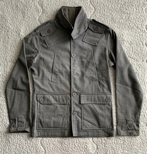 Kane \u0026 Unke Military Jacket Button Up 