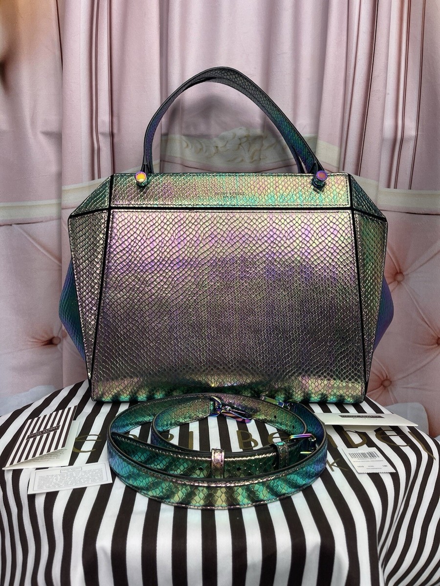 Henry Bendel BIJOUX SATCHEL/SHOULDER BAG HOLOGRAPHIC ABSOLUTELY
