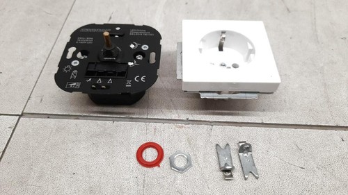 EBROM LED Dimmer/Drehdimmer + Busch Jäger Future Linear weiß, LED 5-150 Watt - Bild 2 von 6