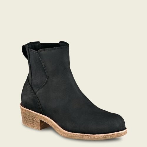 Worx Chelsea Black Leather Boots - Picture 1 of 5