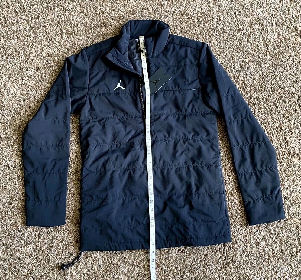 Nike Mens Air Jordan 23 Training Quilted Jacket Black 1/4