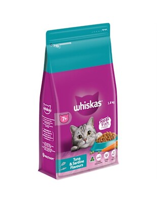 Whiskas Tuna Sardine 7+ Years Cat Food x UK