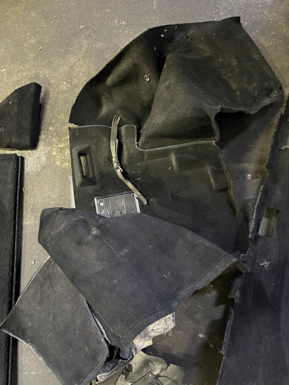 15-20 Ferrari 488 Spider Pista Front & Rear Black Floor Carpet Interior OEM