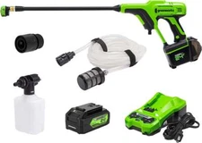 Greenworks 24V Power Cleaner With 4Ah Battery & Charger Kit