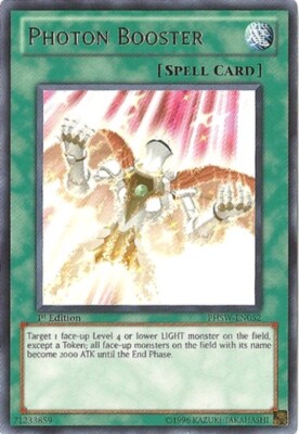 Photon Booster - PHSW-EN052 - Rare - Unlimited Edition x3 - Near Mint