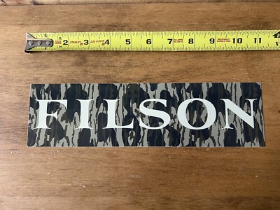 Filson   Logo Sticker/Decal Outdoor Hike Backpacking Clothing Approx 11 