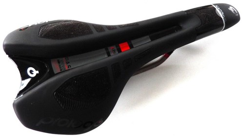 Selle Prologo Nago EVO – Perineal Area System ESD – Blanc/rouge/noir – Taille Unique