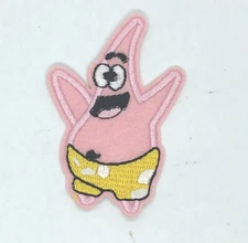 Patrick Star Spongebob Squarepants Cartoon Character Embroidered Iron On Patch
