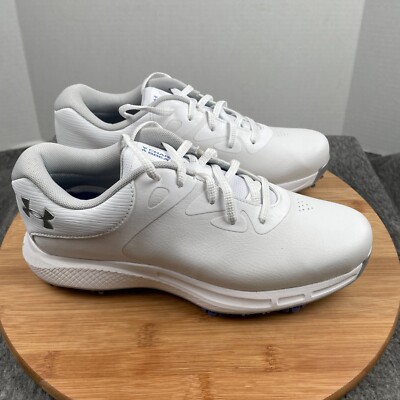 Under Armour UA Women's Golf Shoes Charged Breathe White Leather
