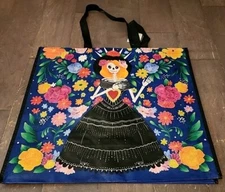 Marshalls Senorita Skeleton Dia De Los Muertos Large Reusable Shopping Bag Eco