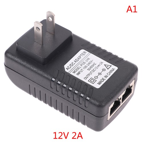 AC 110V-240V to DC 12V 15V 24V 48V 0.5A 1A POE Injector power adapter3CAUFFA _xa - Afbeelding 13 van 16