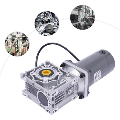 DC12V Worm Gear Reducer Gearbox Motor 120W Gearmotor Speed Adjustable 50K 1:50