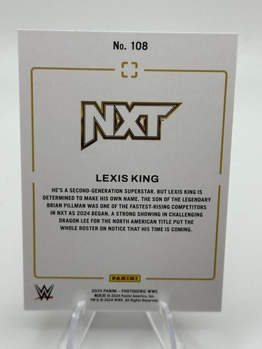 2024 WWE - Fotogénico - Base - #108 Lexis King - Imagen 2 de 2