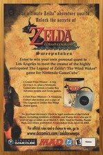 2003 The Legend of Zelda The Wind Waker Gamecube Print Ad/Poster Official Art