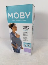 Moby Baby Wrap Carrier Ring Sling for Newborns to Toddlers, Hands-Free