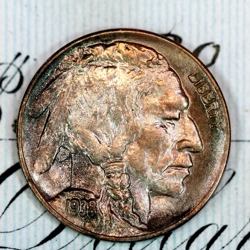 * 1938-D/D * PRISTINE+ GEM BU MS BUFFALO NICKEL * FROM ORIGINAL COLLECTION