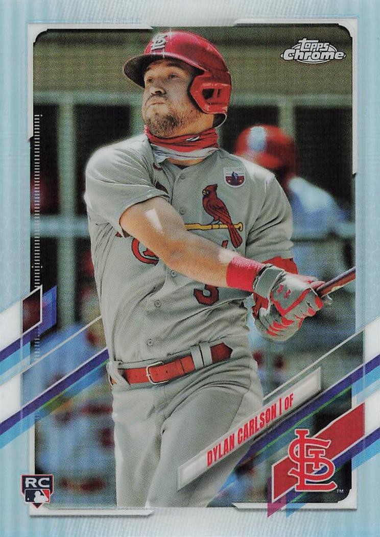 2021 Topps Chrome - Dylan Carlson #140 Refractor (RC) ST. LOUIS