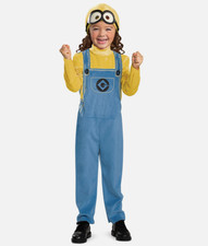 Disguise Toddler Minions Bob Jumpsuit Halloween Costume Dress Up Minion