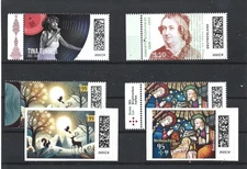 Germany 2025 November Stamp Issues Commemoratives Rock Tina Turner Christmas MNH