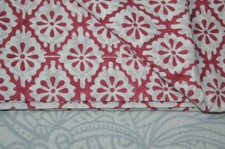 Hand Block Print 100 Cotton Floral Fabric 5 Yard NO TARRIF CHARGES 100 ZK 125
