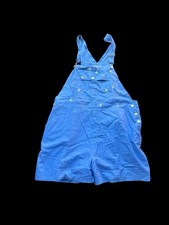   Cherokee blue overalls with embroidered flowers  