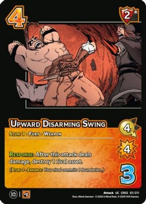 4X-Upward Disarming Swing - 87/211 - U-CR02-Heroes of Exandria-Universus