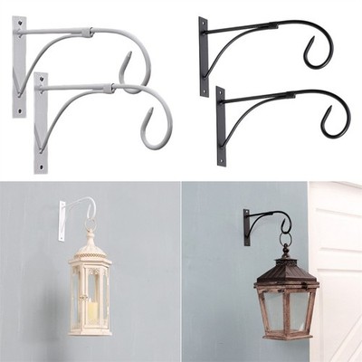 2 Stück Wandhaken im Vintage Stil zum Aufhängen von Pflanzen Kerzen Gartenzube
