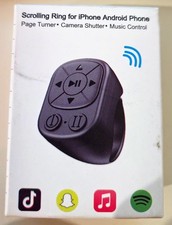 Remote Control Scrolling Ring, Bluetooth Controller for Android  iPhone PINK