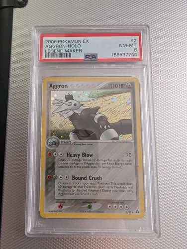 Aggron graded PSA 8 for sale on eBay