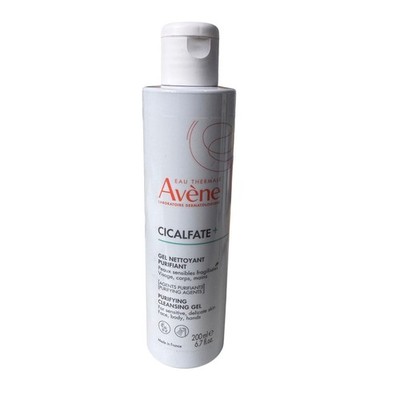 Avene Cicalfate+ Purifying Cleansing Gel 200ml 6.7oz Sensitive Skin Face Body